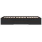 vidaXL Giroletto Nero 100x200 cm in Legno Multistrato vidaXL Giroletto Nero 100x200 cm in Legno Multistrato