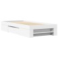 vidaXL Giroletto Bianco 90x200 cm in Legno Multistrato