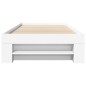 vidaXL Giroletto Bianco 90x200 cm in Legno Multistrato