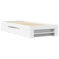 vidaXL Giroletto Bianco 90x190 cm in Legno Multistrato vidaXL Giroletto Bianco 90x190 cm in Legno Multistrato