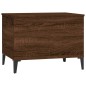 Tavolino Salotto Rovere Marrone 60x44,5x45 cm Legno Multistrato