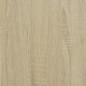 vidaXL Giroletto senza Materasso Rovere Sonoma 75x190 cm in Truciolato vidaXL Giroletto senza Materasso Rovere Sonoma 75x190 cm in Truciolato