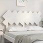Testiera per Letto Bianca 141x3x80,5 cm Legno Massello di Pino Testiera per Letto Bianca 141x3x80,5 cm Legno Massello di Pino