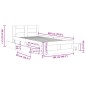 vidaXL Giroletto Testiera Grigio Sonoma 100x200 cm Legno Multistrato vidaXL Giroletto Testiera Grigio Sonoma 100x200 cm Legno Multistrato