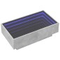 vidaXL Tavolino Salotto con LED Grigio Cemento 90x50x30 cm Multistrato vidaXL Tavolino Salotto con LED Grigio Cemento 90x50x30 cm Multistrato