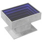vidaXL Tavolino Salotto con LED Grigio Cemento 70x50x45 cm Multistrato vidaXL Tavolino Salotto con LED Grigio Cemento 70x50x45 cm Multistrato