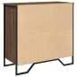 vidaXL Credenza Rovere Marrone 78x35,5x74,5 cm in Legno Multistrato vidaXL Credenza Rovere Marrone 78x35,5x74,5 cm in Legno Multistrato