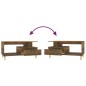 Tavolino da Salotto Rovere Fumo 90x49x45 cm Legno Multistrato Tavolino da Salotto Rovere Fumo 90x49x45 cm Legno Multistrato