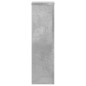 vidaXL Supporti per Piante 2 pz Grigio 17x17x60 cm Legno Multistrato
