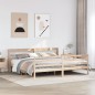 vidaXL Giroletto con Testiera 200x200 cm in Legno Massello di Pino