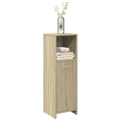 vidaXL Mobile da Bagno Rovere Sonoma 30x30x95 cm in Legno Multistrato