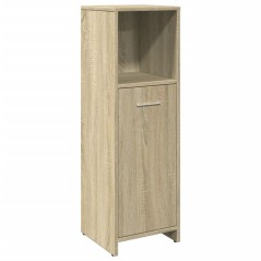 vidaXL Mobile da Bagno Rovere Sonoma 30x30x95 cm in Legno Multistrato