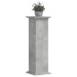 vidaXL Supporto per Piante Grigio 33x33x100 cm in Truciolato vidaXL Supporto per Piante Grigio 33x33x100 cm in Truciolato