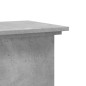 vidaXL Supporto per Piante Grigio 33x33x100 cm in Truciolato vidaXL Supporto per Piante Grigio 33x33x100 cm in Truciolato