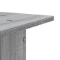 vidaXL Supporti per Piante 2 pz Grigio Sonoma 30x30x80cm in Truciolato vidaXL Supporti per Piante 2 pz Grigio Sonoma 30x30x80cm in Truciolato