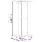 vidaXL Supporti per Piante 2 pz Grigio Sonoma 30x30x80cm in Truciolato vidaXL Supporti per Piante 2 pz Grigio Sonoma 30x30x80cm in Truciolato