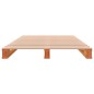 vidaXL Letto Pallet Marrone Cera 90x200 cm in Legno Massello di Pino