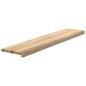 vidaXL Gradini 2 pz 120x25x2 cm in Rovere Massello Non Trattato
