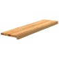 vidaXL Gradini 16 pz Marrone Chiaro 100x30x2 cm Legno Massello Rovere