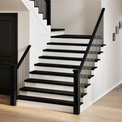 vidaXL Gradini 20 pz Marrone Scuro 110x25x2 cm Legno Massello Rovere