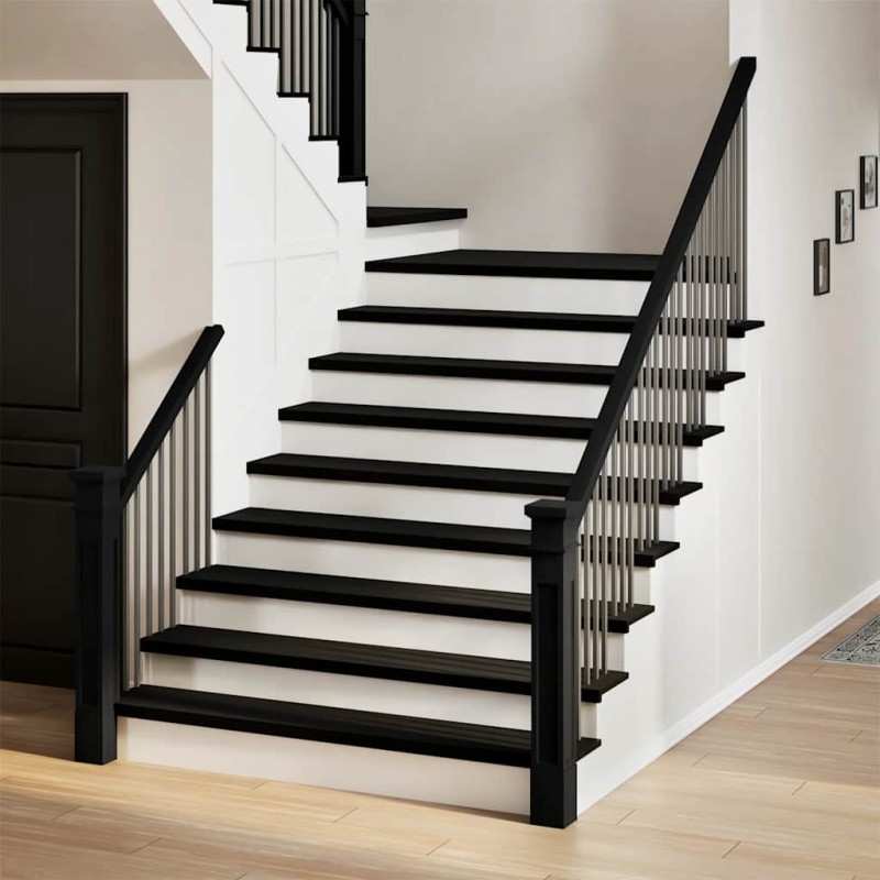 vidaXL Gradini 20 pz Marrone Scuro 110x25x2 cm Legno Massello Rovere