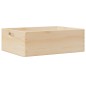 vidaXL Scatola in Legno con Manici 40x30x13 cm Legno Massello di Pino vidaXL Scatola in Legno con Manici 40x30x13 cm Legno Massello di Pino
