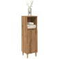 vidaXL Armadietto da Bagno Rovere Artigianale 30x30x100 cm Truciolato vidaXL Armadietto da Bagno Rovere Artigianale 30x30x100 cm Truciolato