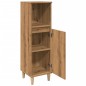 vidaXL Armadietto da Bagno Rovere Artigianale 30x30x100 cm Truciolato vidaXL Armadietto da Bagno Rovere Artigianale 30x30x100 cm Truciolato