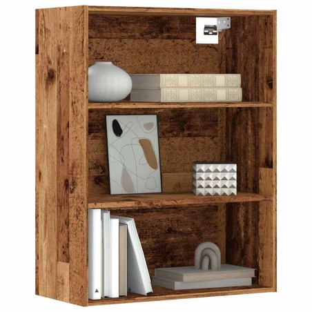 vidaXL Armadietto Pensile Legno Antico 69,5x32,5x90 cm