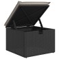 vidaXL Set Divani da Giardino 9 pz con Cuscini Nero in Polyrattan vidaXL Set Divani da Giardino 9 pz con Cuscini Nero in Polyrattan
