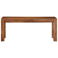 vidaXL Panca 110 cm in Legno Massello di Acacia