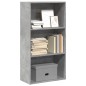 vidaXL Libreria Grigio Cemento 60x30x114 cm in Legno Multistrato vidaXL Libreria Grigio Cemento 60x30x114 cm in Legno Multistrato