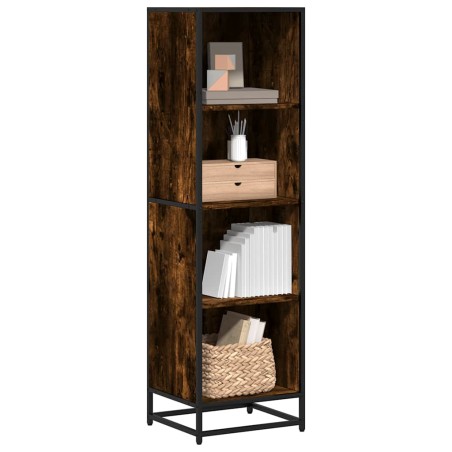 vidaXL Libreria Rovere Fumo 40x35x139 cm in Truciolato