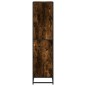 vidaXL Libreria Rovere Fumo 40x35x139 cm in Truciolato