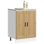 vidaXL Base da Cucina Porto Rovere Artigianale Legno Multistrato vidaXL Base da Cucina Porto Rovere Artigianale Legno Multistrato