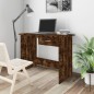 Scrivania Rovere Fumo 100x50x76 cm in Legno Multistrato Scrivania Rovere Fumo 100x50x76 cm in Legno Multistrato