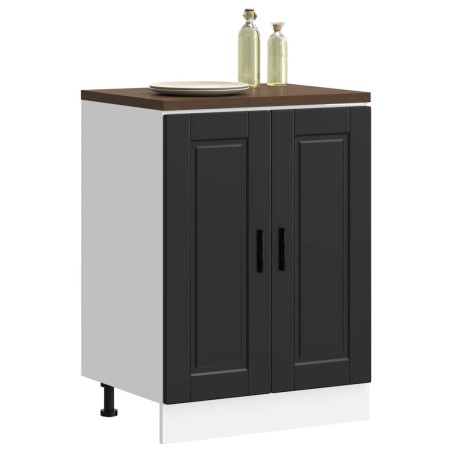 vidaXL Base da Cucina Porto Nero in Legno Multistrato