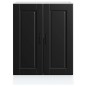 vidaXL Base da Cucina Porto Nero in Legno Multistrato vidaXL Base da Cucina Porto Nero in Legno Multistrato