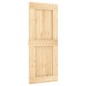 vidaXL Porta Scorrevole con Set Hardware 85x210 cm Legno Massello Pino