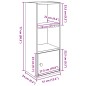 vidaXL Libreria Rovere Sonoma 31x24x77 cm in Legno Multistrato vidaXL Libreria Rovere Sonoma 31x24x77 cm in Legno Multistrato