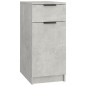Armadietto da Scrivania Grigio Cemento 33,5x50x75 cm Legno Armadietto da Scrivania Grigio Cemento 33,5x50x75 cm Legno