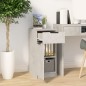 Armadietto da Scrivania Grigio Cemento 33,5x50x75 cm Legno Armadietto da Scrivania Grigio Cemento 33,5x50x75 cm Legno