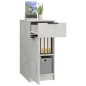 Armadietto da Scrivania Grigio Cemento 33,5x50x75 cm Legno Armadietto da Scrivania Grigio Cemento 33,5x50x75 cm Legno