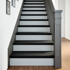 vidaXL Gradini 8 pz Marrone Scuro 70x25x2 cm Legno Massello Rovere