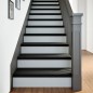 vidaXL Gradini 8 pz Marrone Scuro 70x25x2 cm Legno Massello Rovere