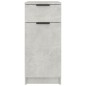 Armadietto da Scrivania Grigio Cemento 33,5x50x75 cm Legno Armadietto da Scrivania Grigio Cemento 33,5x50x75 cm Legno