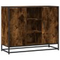 vidaXL Credenza Rovere Fumo 92x35x76 cm in Legno Multistrato vidaXL Credenza Rovere Fumo 92x35x76 cm in Legno Multistrato