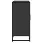 vidaXL Credenza Nera 92x35x76 cm in Legno Multistrato vidaXL Credenza Nera 92x35x76 cm in Legno Multistrato