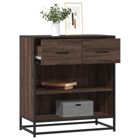 vidaXL Credenza Rovere Marrone 68x35x76 cm in Legno Multistrato