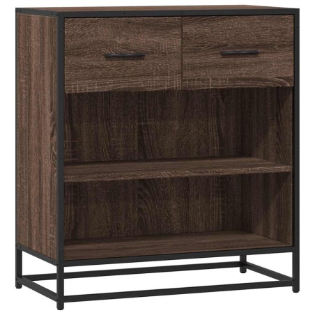 vidaXL Credenza Rovere Marrone 68x35x76 cm in Legno Multistrato